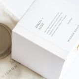 Birch + Sage Concrete Candle