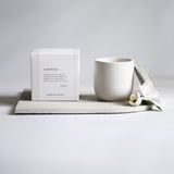 Gardenia Concrete Candle