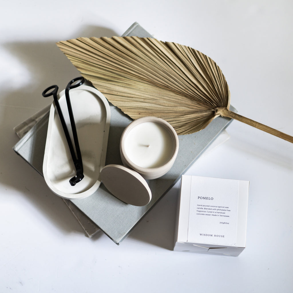 Pomelo Concrete Candle