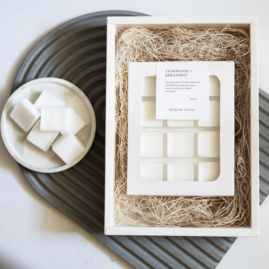Teakwood + Bergamot Wax Melts