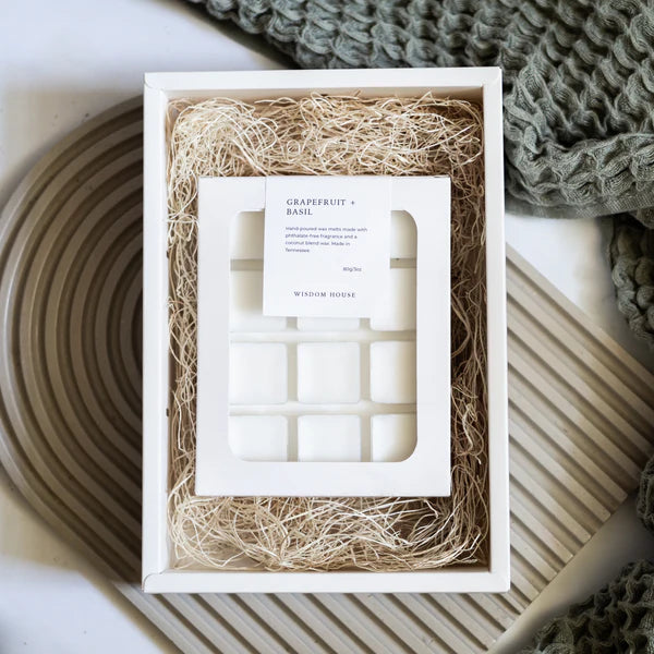 Grapefruit + Basil Wax Melts
