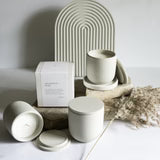 Grapefruit + Basil Concrete Candle