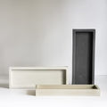 Large Rectangle Concrete Tray