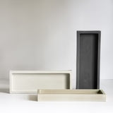 Large Rectangle Concrete Tray