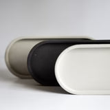 Large Oval Concrete Tray