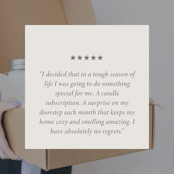 Monthly Candle Subscription