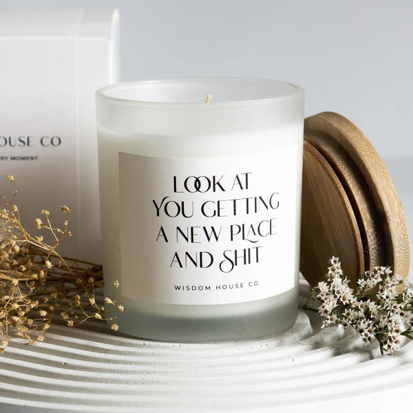 Getting a New Place, Housewarming Gift, Closing Gift, New House Gift, Housewarming Gift Basket, Best Friend Candle, Soy Wax Candle