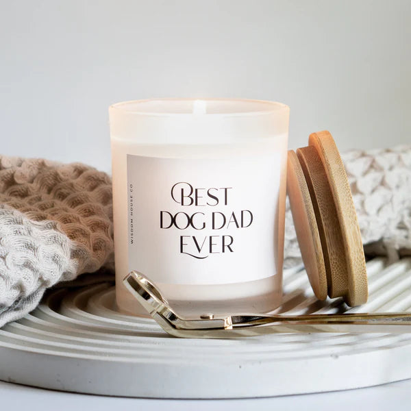 Best Dog Dad Ever, Dog Dad Gift, Dog Lover, Dog Owner Gift, Gift for Dad, Funny Candles, Dog Christmas Gift, Dog Birthday